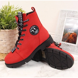 Punaiset Vinceza lämpimät tyttöjen työntekijät punainen 2