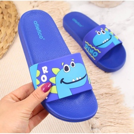 Atleticon siniset poikien allastossut sininen 1