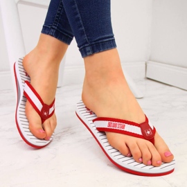 Red Big Star DD274A249 naisten punaiset rantavarvastossut punainen 1