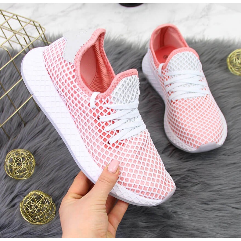 American Club vaaleanpunaiset juoksukengät vaaleanpunainen 2