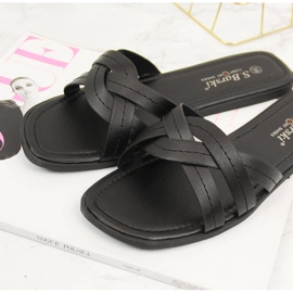 S.Barski Naisten litteät mustat tossut S. Barski 2