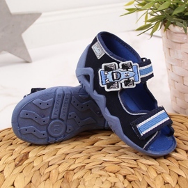 Poikien tossut päiväkotiin laivastonsinisellä Befado-nauriilla laivastonsininen 1