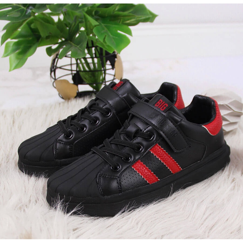 Musta Big Star GG374022 tarranauhalla toimivat lasten urheilukengät 2