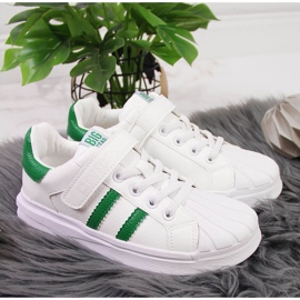 Valkoiset Big Star GG374019 tarranauhat lasten urheilukengät valkoinen 2