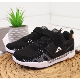 Black American Club lasten urheilukengät tarranauhalla musta 2