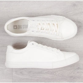 Miesten matalavartaloinen valkoinen ekonahka Big Star II174028 1
