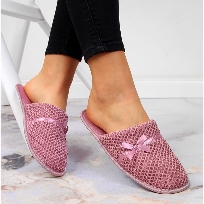 News Naisten kodin villapaita vaaleanpunaiset tossut, pinkki UUTISET vaaleanpunainen 1