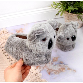 Vauvan tossut koala lemmikkejä harmaa 1