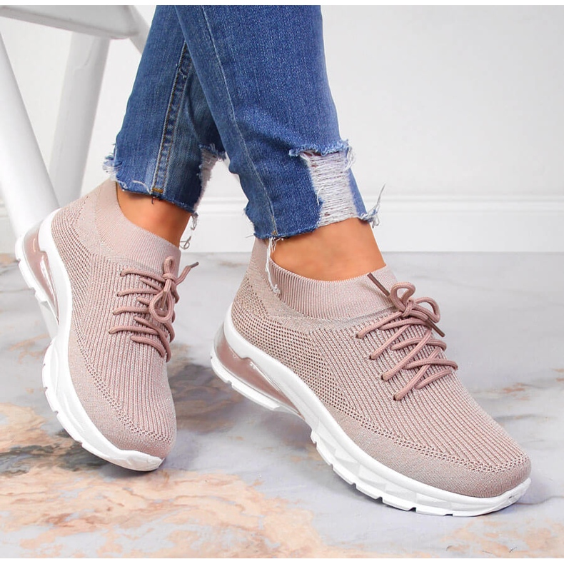 Naisten urheilukengät, sukat, likainen pinkki Potocki vaaleanpunainen 1