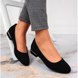 Naisten mustat korkokengät Balerinat Sergio Leone 1