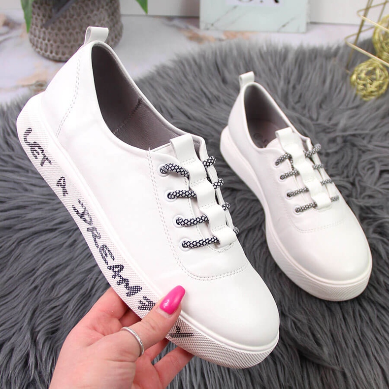 S.Barski Naisten valkoiset S. Barski tasokengät valkoinen 1