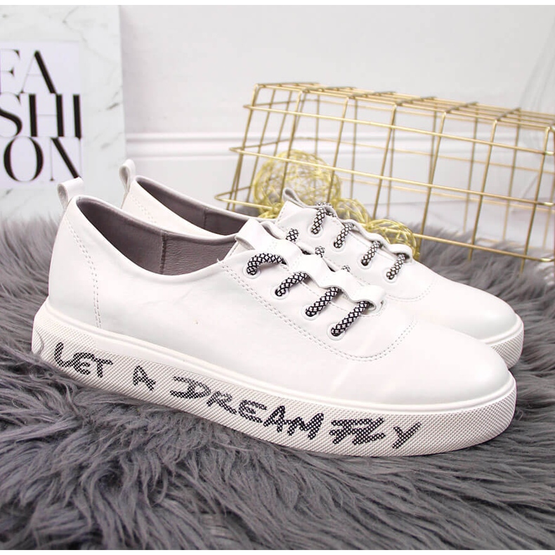 S.Barski Naisten valkoiset S. Barski tasokengät valkoinen 2