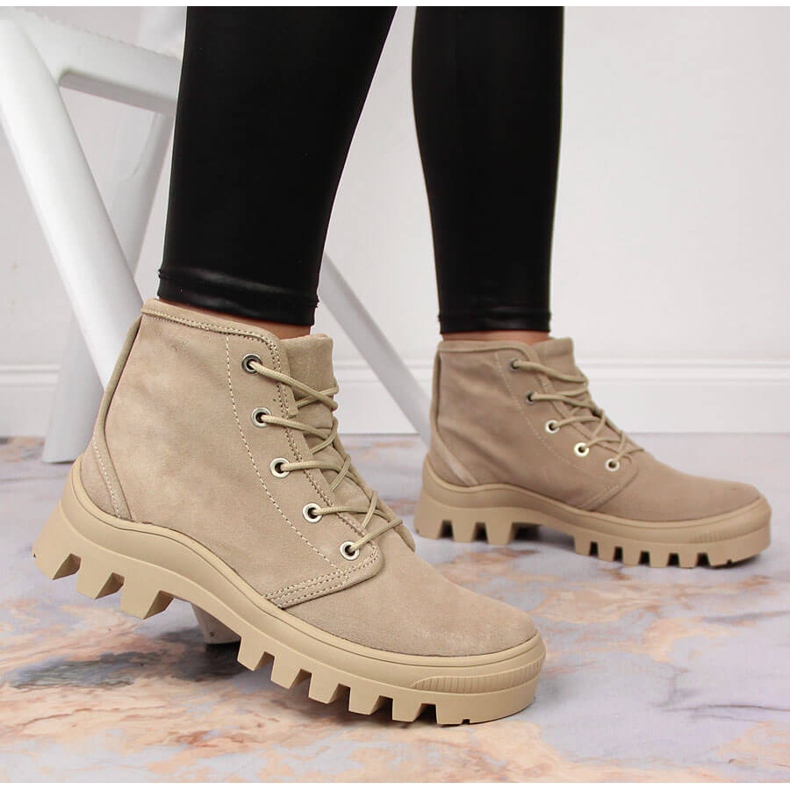 Naisten beigenväriset Filippo-lenkkarit 2