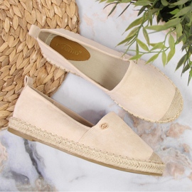 Naisten beiget espadrillit eVento 2