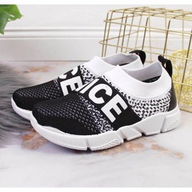 McKeylor lasten urheilukengät musta valkoinen 2