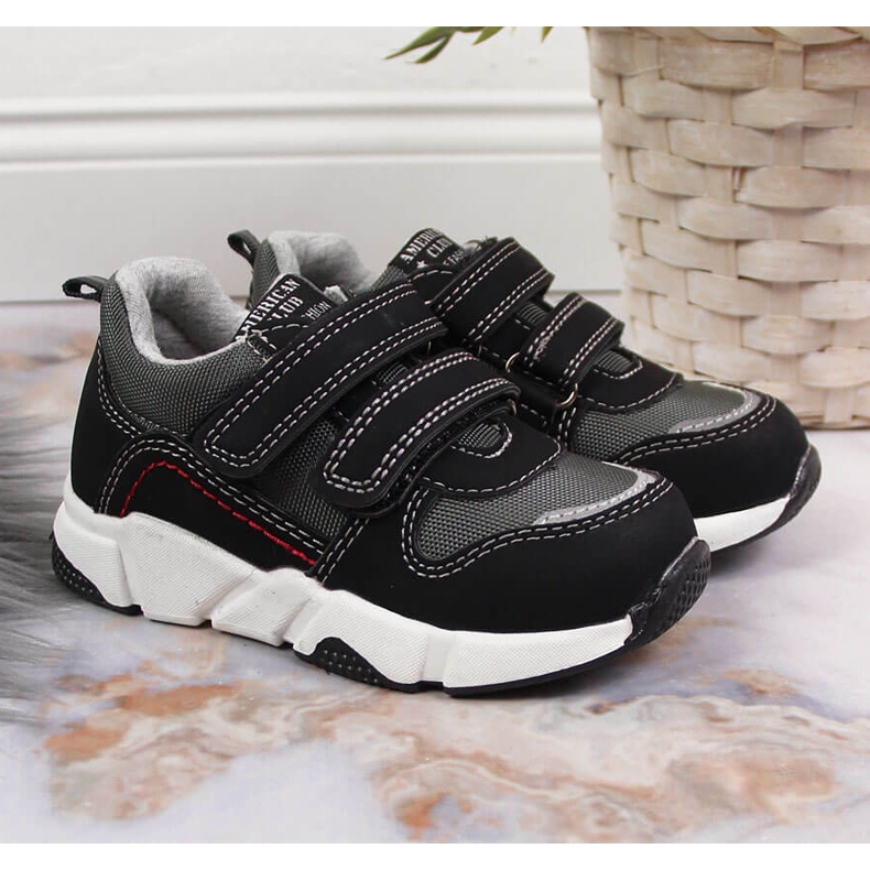 Black American Club poikien urheilukengät musta 1