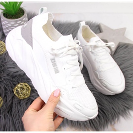 Naisten valkoiset urheilujalkineet Big Star JJ274604 valkoinen 1