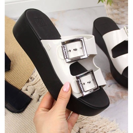 Naisten kumitossut alustalla Zaxy HH285181 valkoinen 1