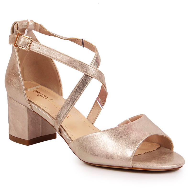 Sergio Leonen naisten sandaalit kultapylväässä kultainen 1