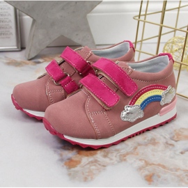 Tyttöjen kengät tarranauhalla lila Kornecki 6775 violetti monivärinen 2