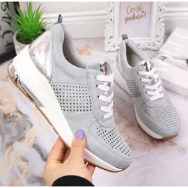 Naisten kiilakengät siniset Jezzi sininen 1