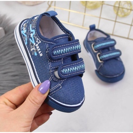 Atletico siniset tarranauhat poikien tennarit laivastonsininen sininen 1