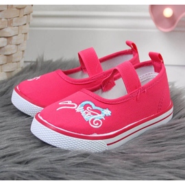 Tyttöjen ballerinat joustavalla pinkillä Atleticolla vaaleanpunainen 2