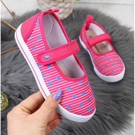 Tyttöjen ballerinatossut, joissa tarranauha Atletico vaaleanpunainen 1