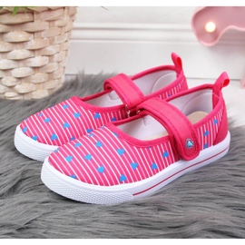 Tyttöjen ballerinatossut, joissa tarranauha Atletico vaaleanpunainen 2