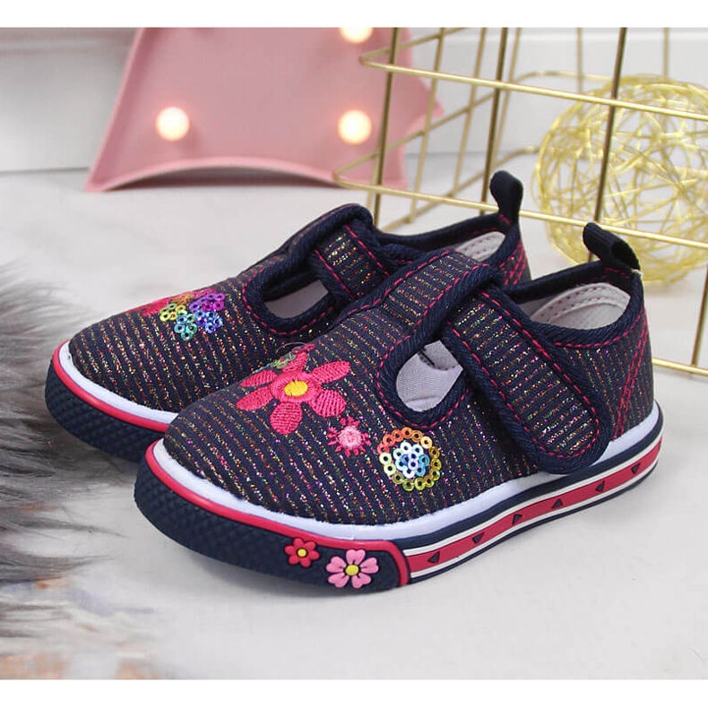 Atletico tummansiniset tennarit tytöille sininen 2