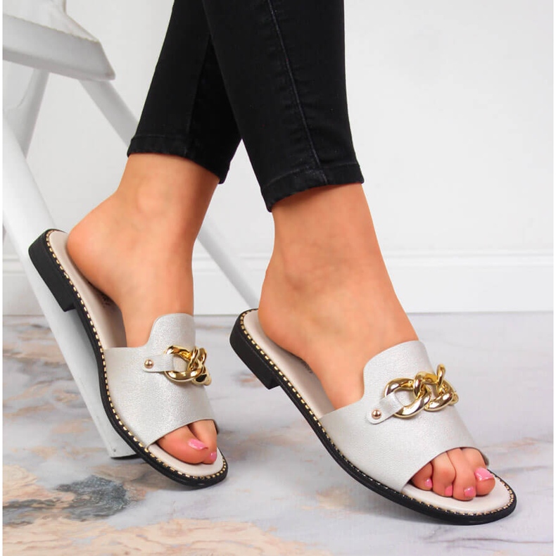 S.Barski Naisten kultaiset tossut ketjulla, kulta S. Barski kultainen 1