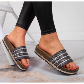 S.Barski Mustat S. Barski naisten mustat alustatossut 1