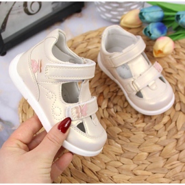 American Clubin kultaiset tyttöjen sandaalit kultainen 1