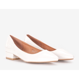 Valkoiset Timmsin korkokengät valkoinen 1