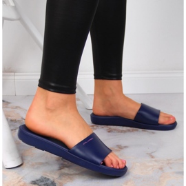 Calypso tummansiniset naisten allastossut laivastonsininen 2