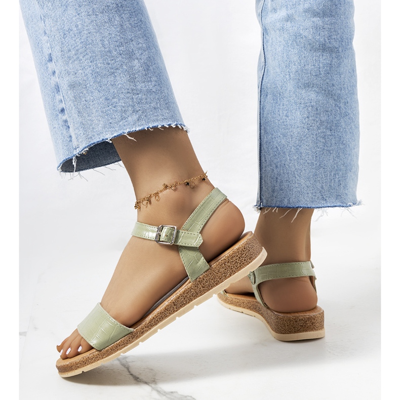Speier vihreät naisten sandaalit 1