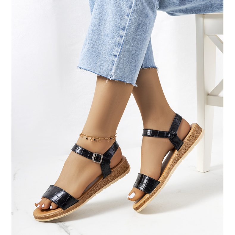 Speier naisten mustat sandaalit 1