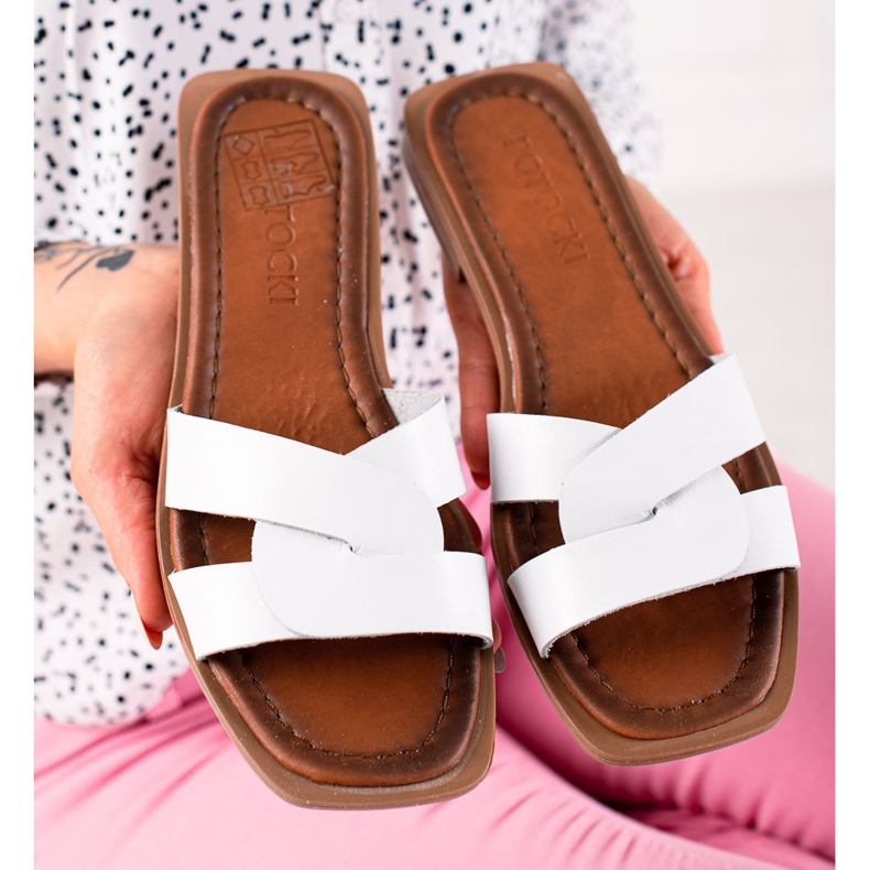 W. Potocki Potocki valkoiset nahkatossut valkoinen 1