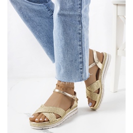 Naisten kultaiset Chirnside sandaalit kultainen 1