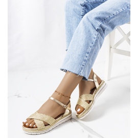 Naisten kultaiset Chirnside sandaalit kultainen 2