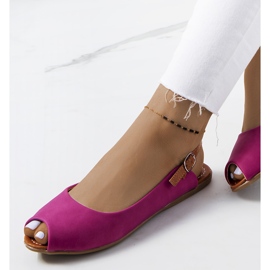 Vaaleanpunaiset sandaalit Bene-varrella vaaleanpunainen 1