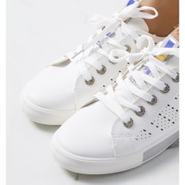 Impi naisten valkoiset ja harmaat tennarit valkoinen 1