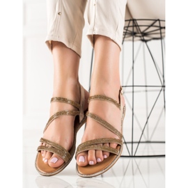 Primavera Kultaiset sandaalit Cubic Zirkonia kultainen 1