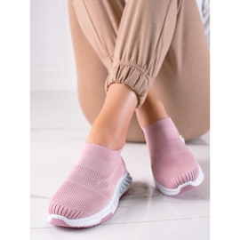 J. Star Muodikkaat vaaleanpunaiset lenkkarit vaaleanpunainen 1