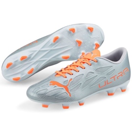 Puma Ultra 4.4 FG / AG M 106700 01 jalkapallokengät harmaa hopea 1