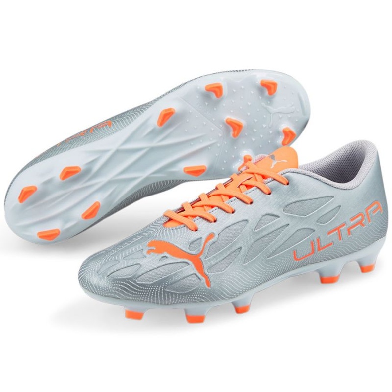 Puma Ultra 4.4 FG / AG M 106700 01 jalkapallokengät harmaa hopea 1