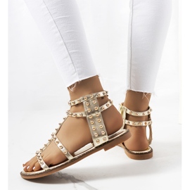 Gold Kabor -nastalliset sandaalit kultainen 1