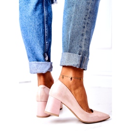 Lewski Shoes Satiinipumput, joissa Lewski -kengät 2801 vaaleanpunainen 4