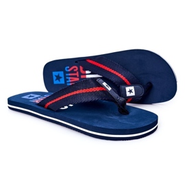 Miesten varvastossut Big Star FF174478 Navy blue tummansininen 1