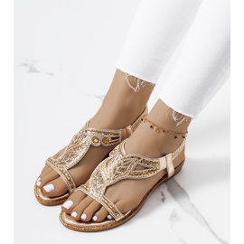 Mikayla kultaiset sandaalit kultainen 1